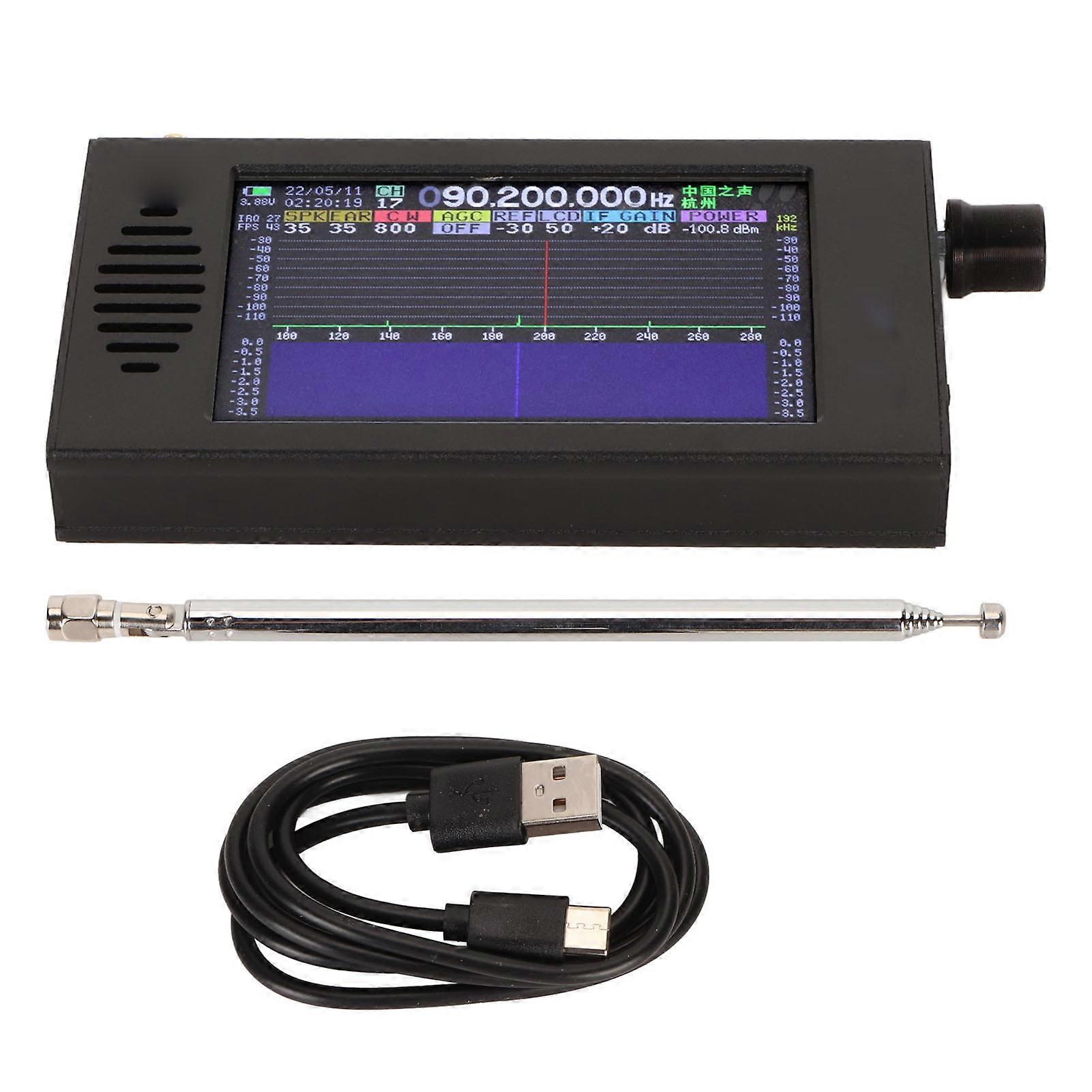 Portable Shortwave Receiver 100KHz to 149MHz CW AM LSB USB WFM STE Band 5000mAh SDR Software Defined Radio