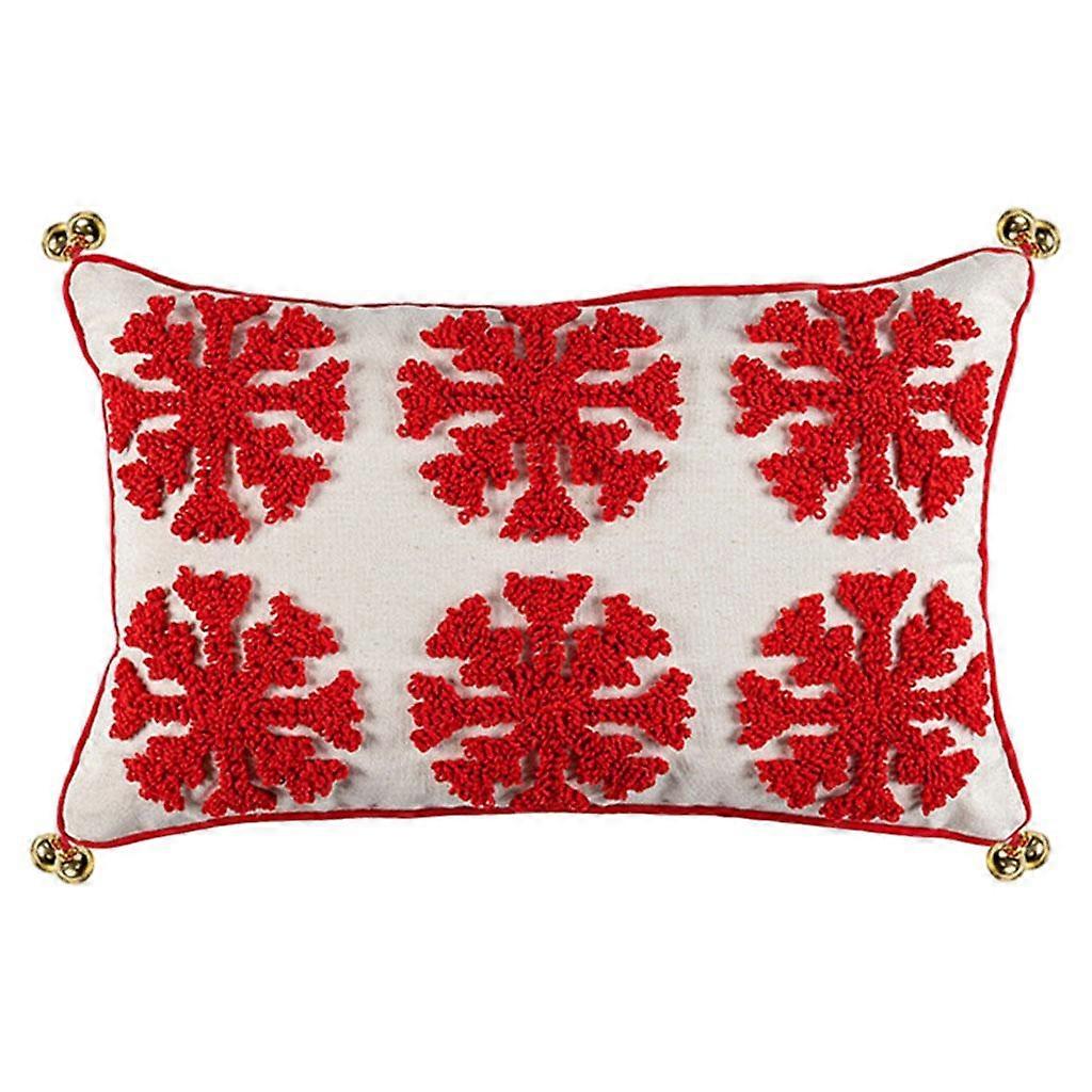 Boho Noel Yastık Kılıfı, Dokuma Püsküllü Dekoratif Yastık Kapakları Geometrik