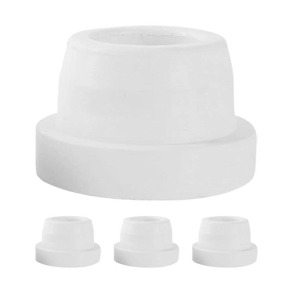 4pcs Ladder Inside Plug Caps Swimming Pools Ladder Caps Rubber Pool Ladder Bumper Pool Ladder Tubing Caps for Pool Ladder Tubing