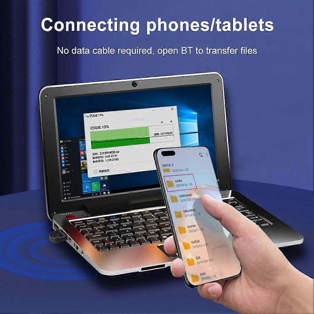 Mini USB Adapter Dongle 3Mbps for Desktop PC Wireless Mouse Bluetooth-Compatible 5.3 Wireless Transmitter Receiver