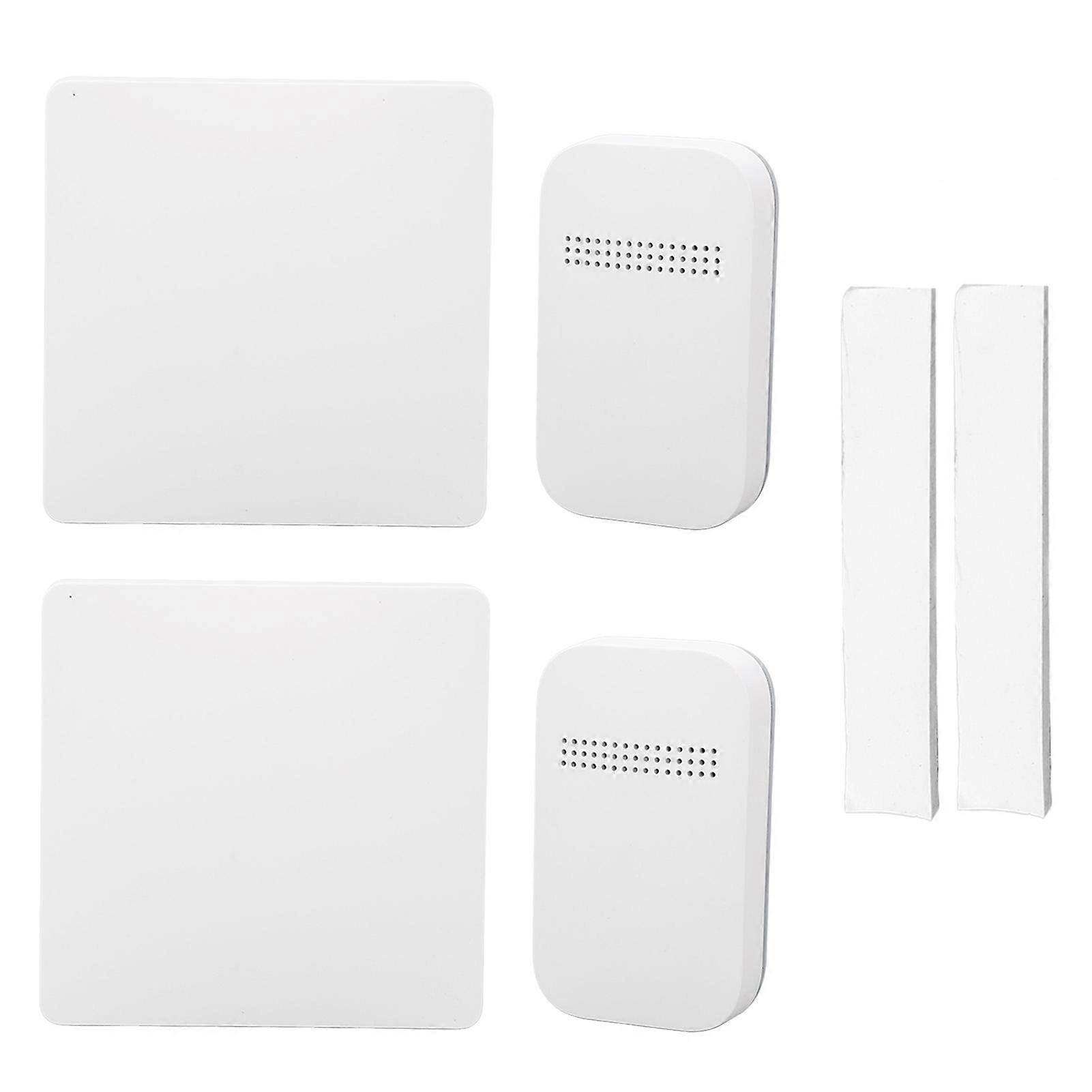 Self-Powered Wireless Doorbell - Dual Plugin, Long Range, Loud Volume, IP68 Waterproof