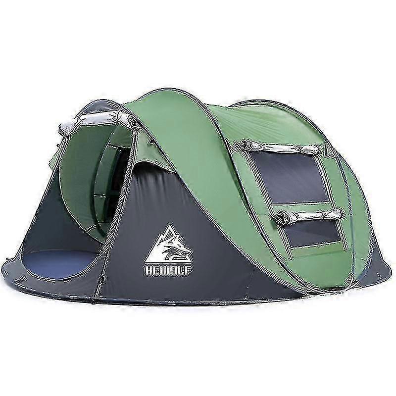 HEWOLF HW-Z1766 PLUS 4-5 أشخاص مقاوم للماء أوتوماتيكي سريع الفتح خيمة التخييم السفر خيمة