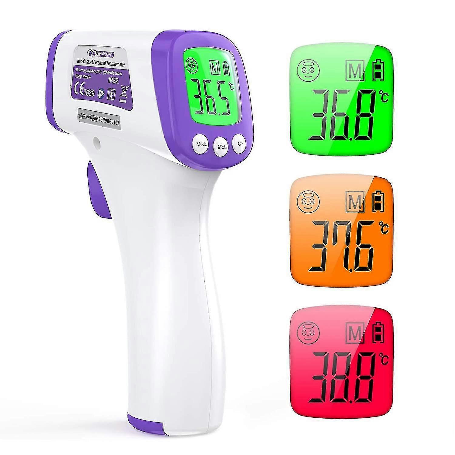Fever Thermometer Contactless Infrared Thermometer For Baby Adults, Forehead Body Object Digital Forehead Thermometer Fever Thermometer Inside Outside