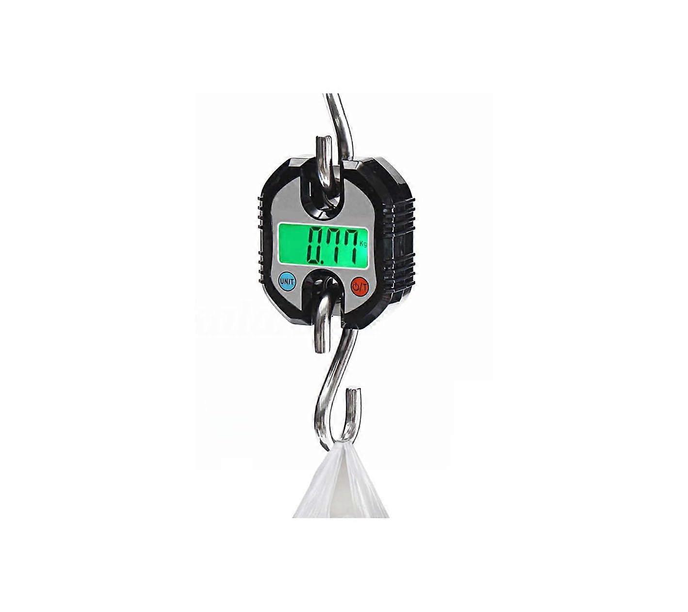 1pc 150kg Mini Crane Scale LCD Digital Weight Electronic Hook Hanging Scales without Batteries