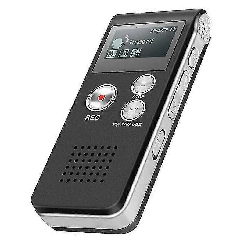 Paranormal Ghost Hunting Equipment Digital Evp Voice Activated Recorder Usb Us 8GB (μαύρο)