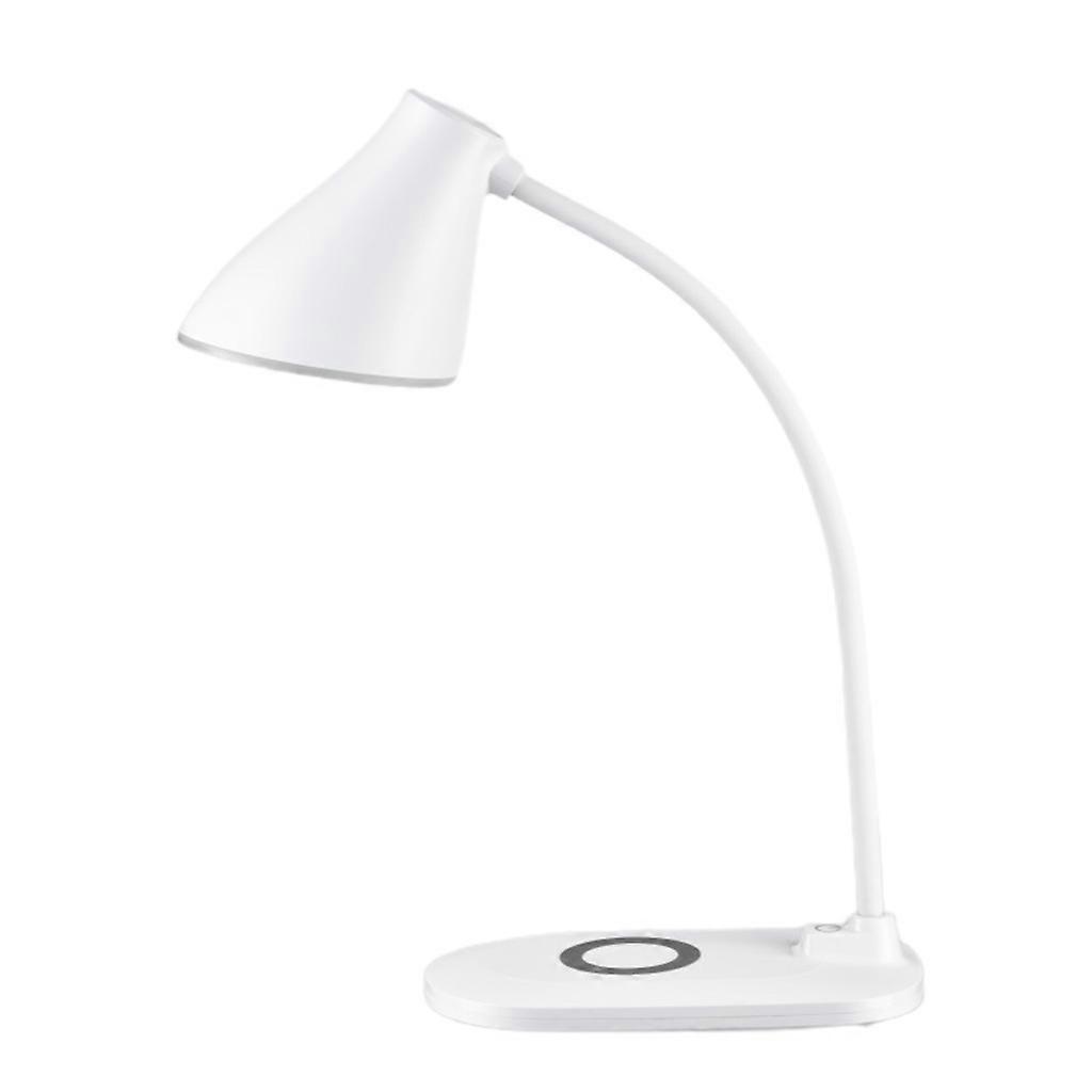 Blue/Pink/ White Wireless Small Reading Lamp  Portable  Multi-purpose  Charging Desk Lamp ( Three-speed White Light)  White