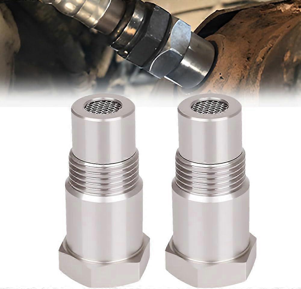 2PCS Stainless Steel Extension Pipe Fitting, 1.8 Inch Thread Reducer Coupling Adapter Connector