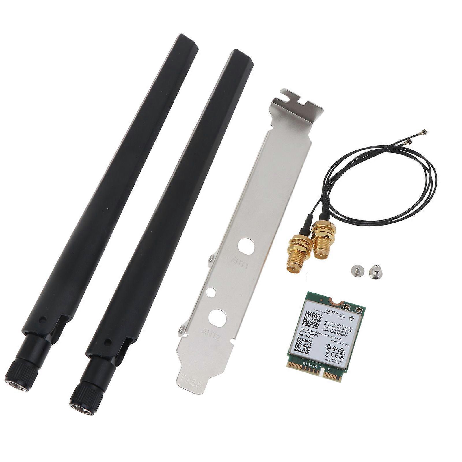WiFi Killer 1690i AX411NGW Wireless Network Card AX411 Bluetooth-compatible 5.3 WIFI6E Tri-band 2.4GHz/5GHz/6GHz