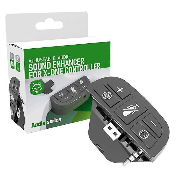 HS-XO221 Compatible For Xbox One Controller Audio Enhancer 3.5mm Stereo Headset Adapter
