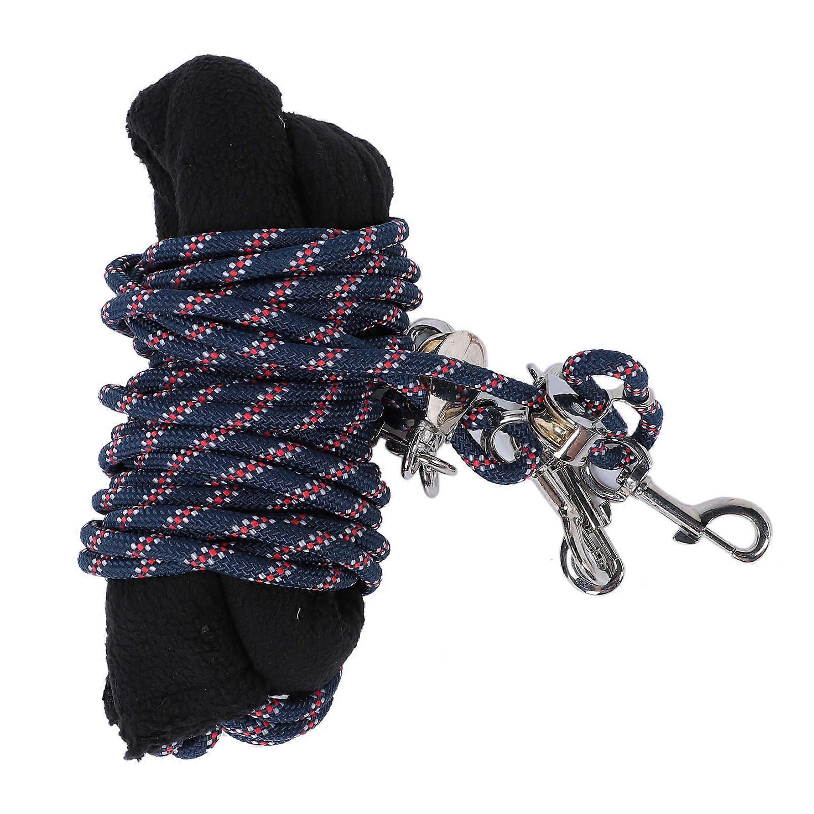 Adjustable Horse Training Lunging Aid with Rear Fleece Cover, Easy Rope Adjustment for Balance and Control, Durable Equine Exercise Tool