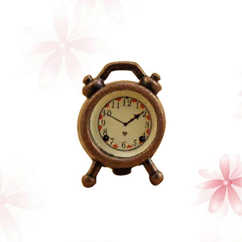 Miniature House Clock for Collection and Display