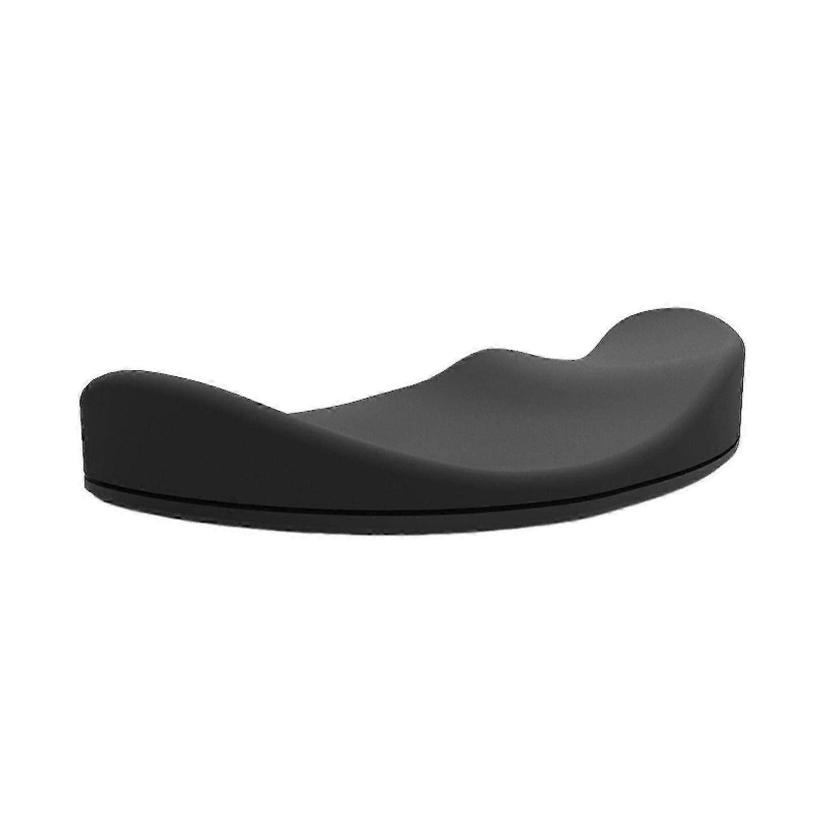 Curved Design Ergonomic Mouse Wrist Rest Support for Comfortable Gliding, Wear Resistant and Non-Slip Portable Size, Ideal for Office Use