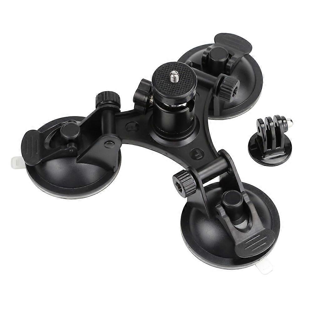 Triple Suction Cup Mount for Hero 5/4/3+ & Xiaomi Yi Camera