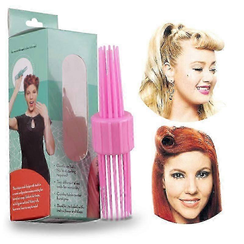 Curling Rod Hair Twist Comb Easy Release Hair Curlers No Heating Rollers Vintage