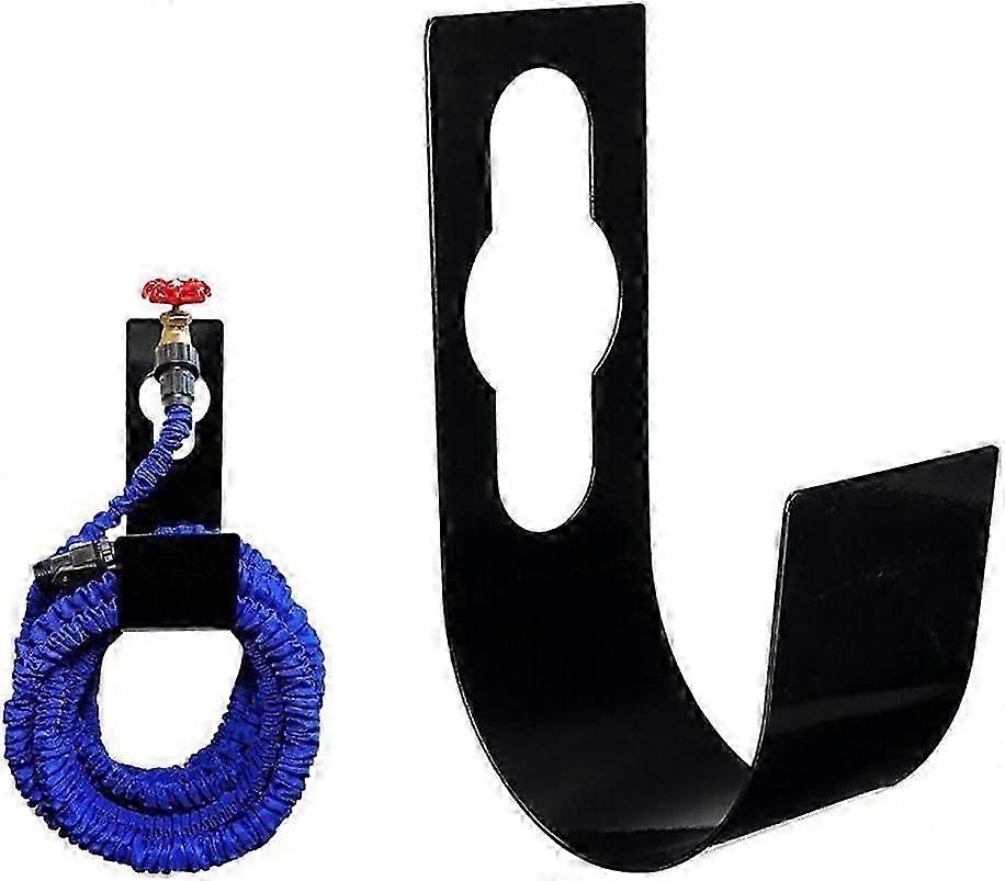 Heavy Duty Steel Garden Hose Hanger, Easy to Use Wall Mount Resists Rust For Super Large Size Expansion Hose, Wide Application Ensures Neat Backyard 2