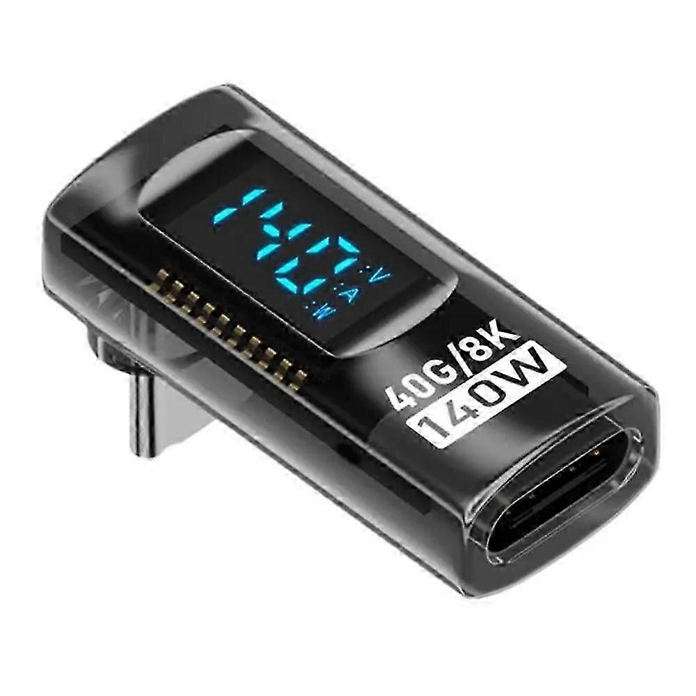 USB4 40 Gbps 140W Type-C Til Adapter Digital Skjerm Hurtiglading Dataoverføring