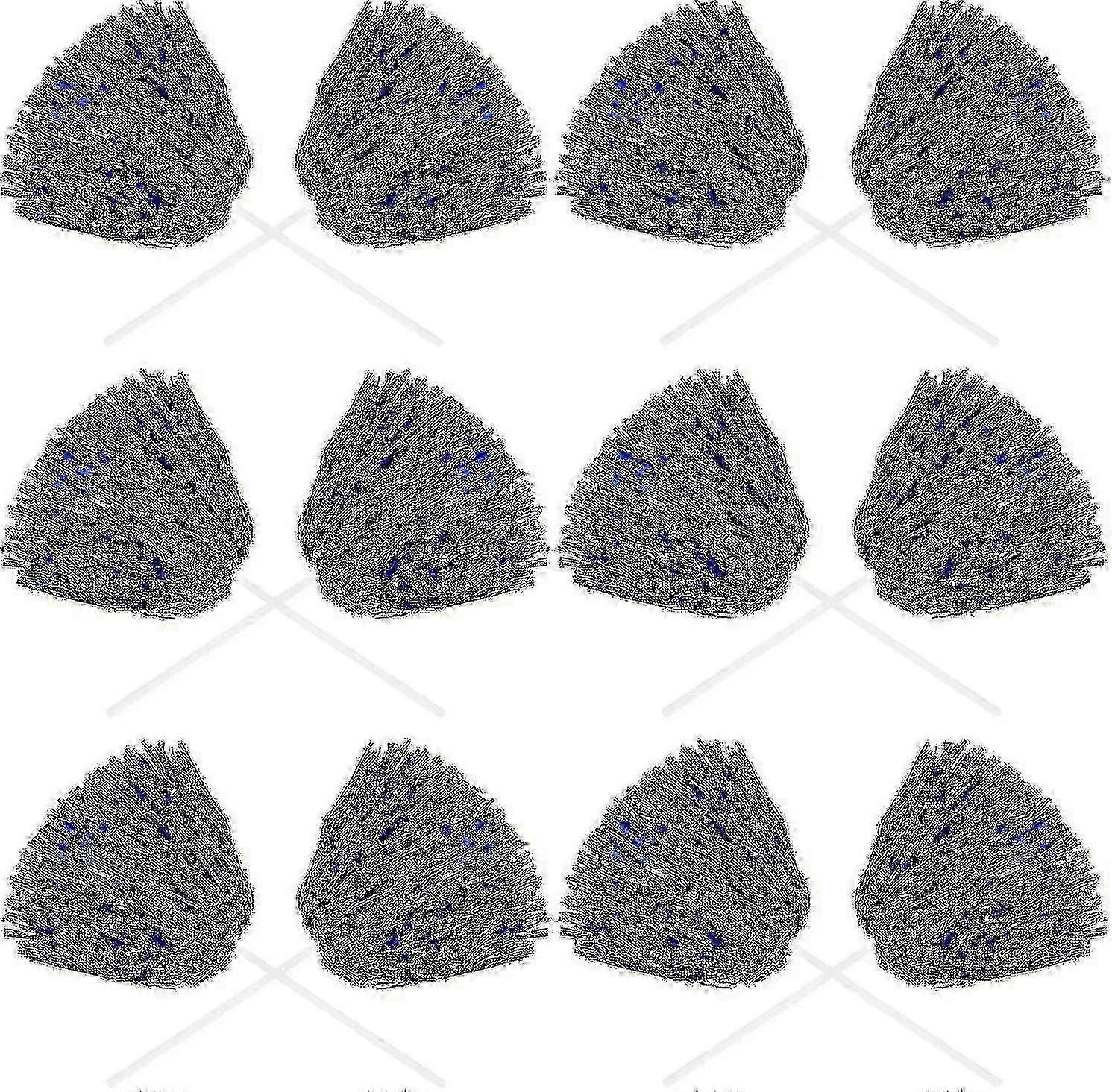 24パックブルーメタリックチアリーディングポンポン12インチバトン付き