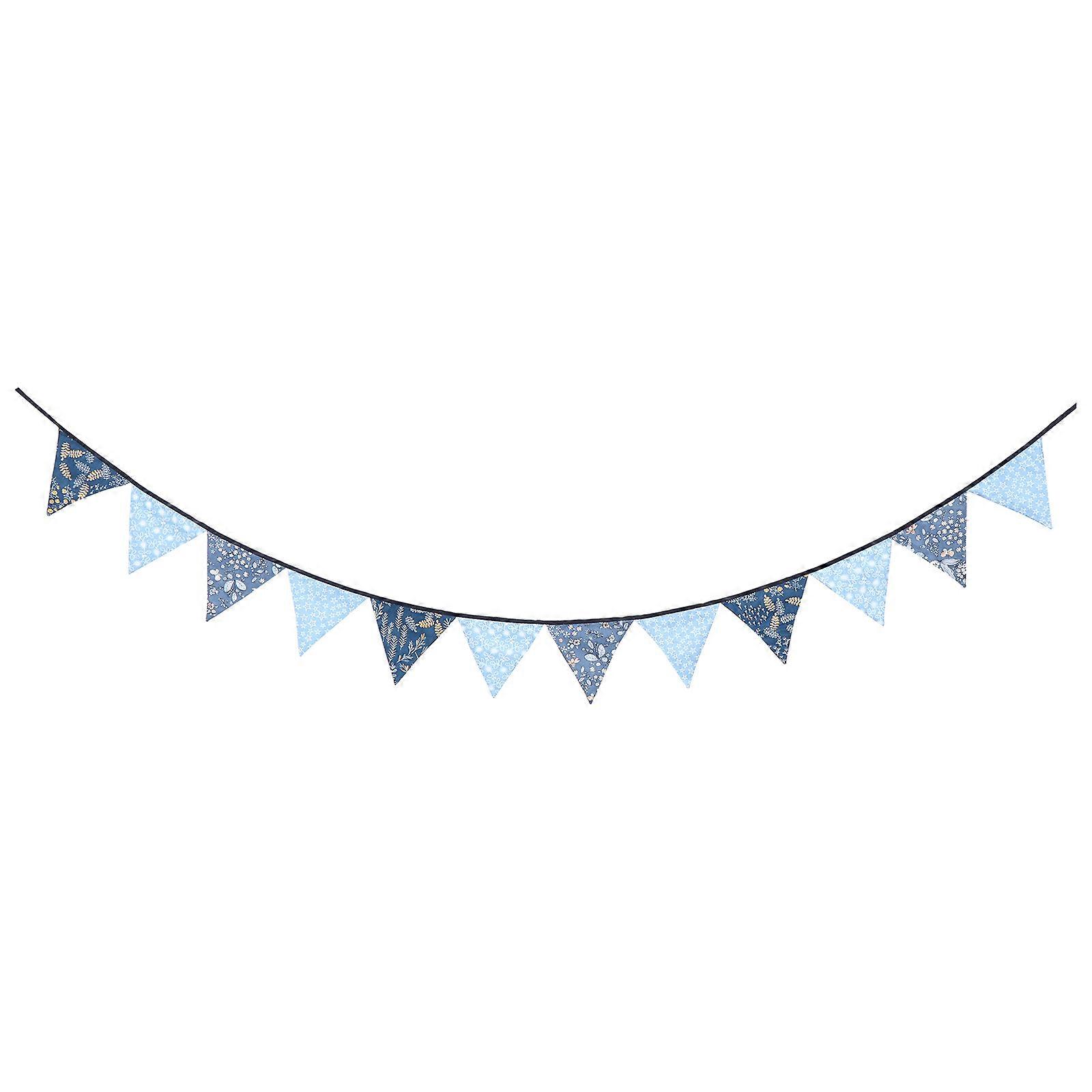 Creative Cotton Banner 1 Set Hanging Pennant Triangle Flag Adornment Ornament