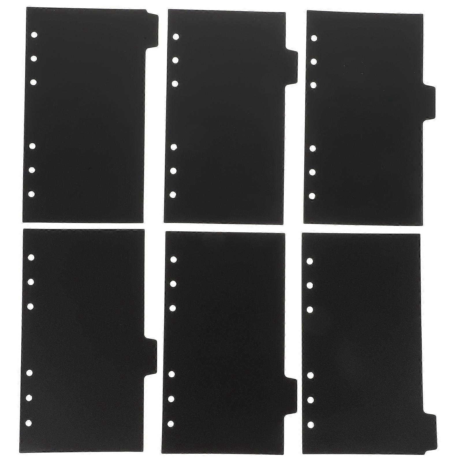 6 Sheet Binder Dividers with Index Tabs for Home, School, Office Organization – Easy Labeling for Loose Leaf Pages