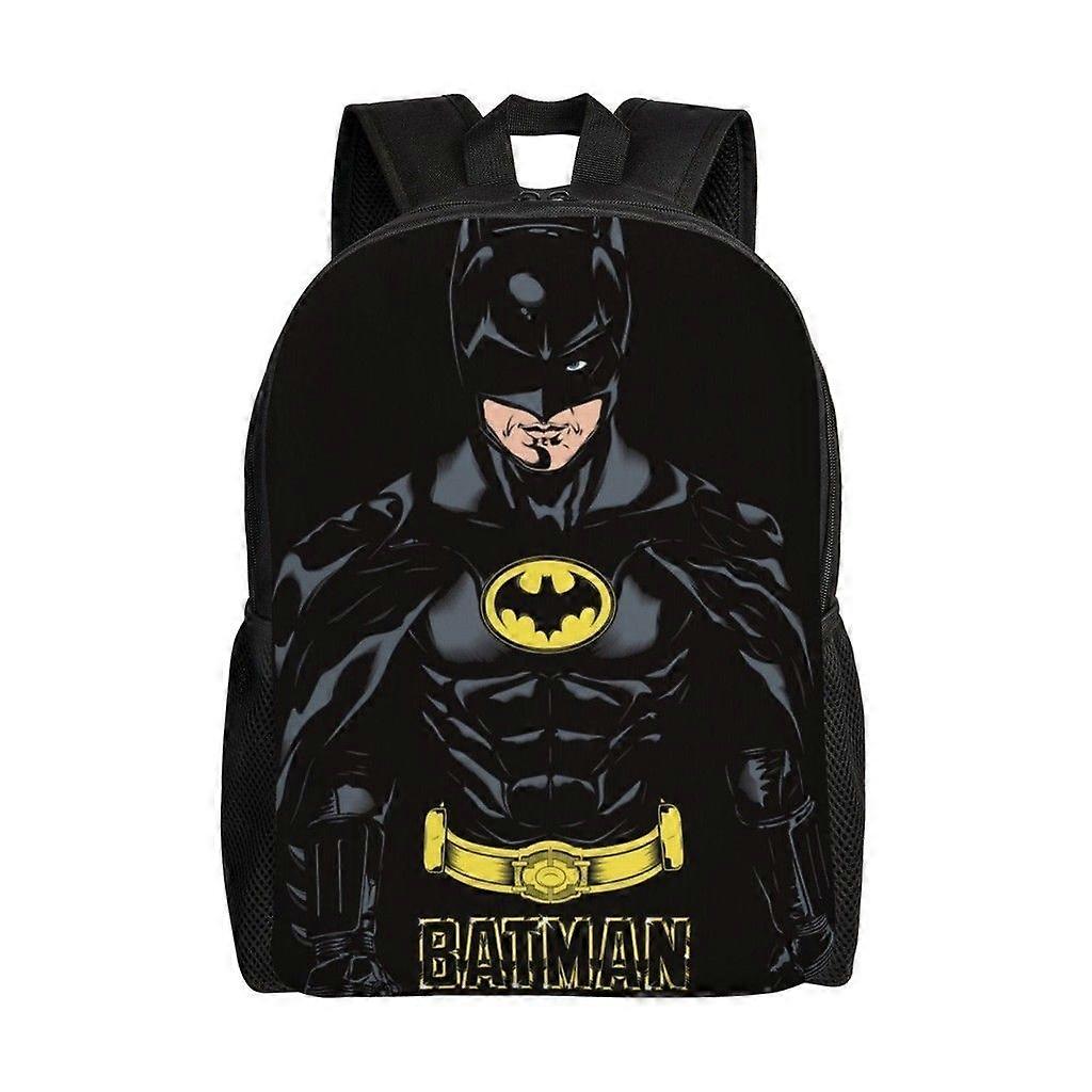 Batman Skolväska Tecknad Ryggsäck Mode Pojkar Väska Student Skolväska Resa Ryggsäck-675hj