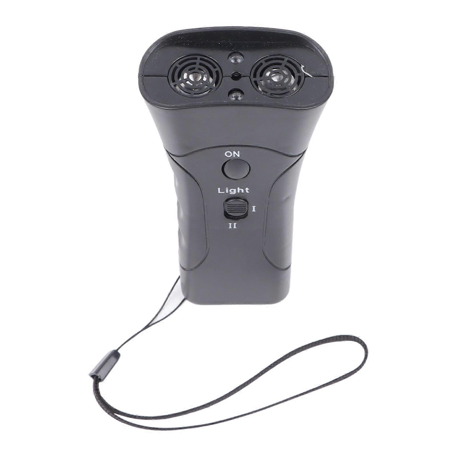 Dog Barking Control Device Ultrasonic Dual Speakers Dog Bark Deterrent Training Device with Dual LED Lights 