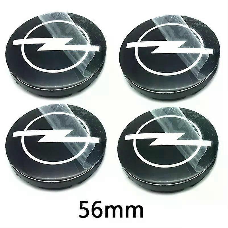 4 قطع أغطية مركز محور عجلة السيارة 56 مم 59 مم 60 مم 64 مم 68 مم غطاء مناسب لأوبل أسترا موكا شارة زافيرا كورسا تيجرا شعار بادج