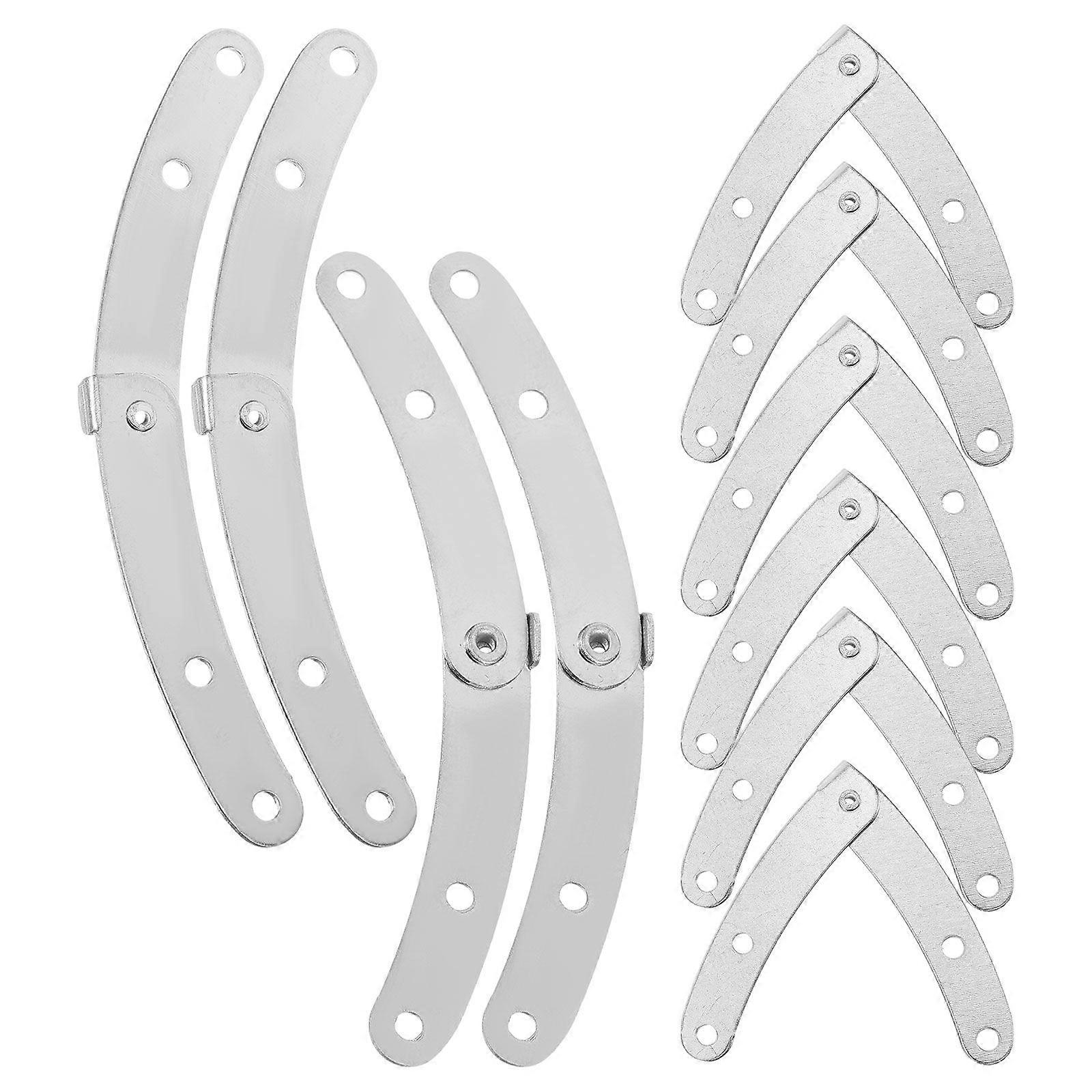 10Pcs Packing Box Hinge Iron Box Lid Support Lid Support for Box Lid DIY