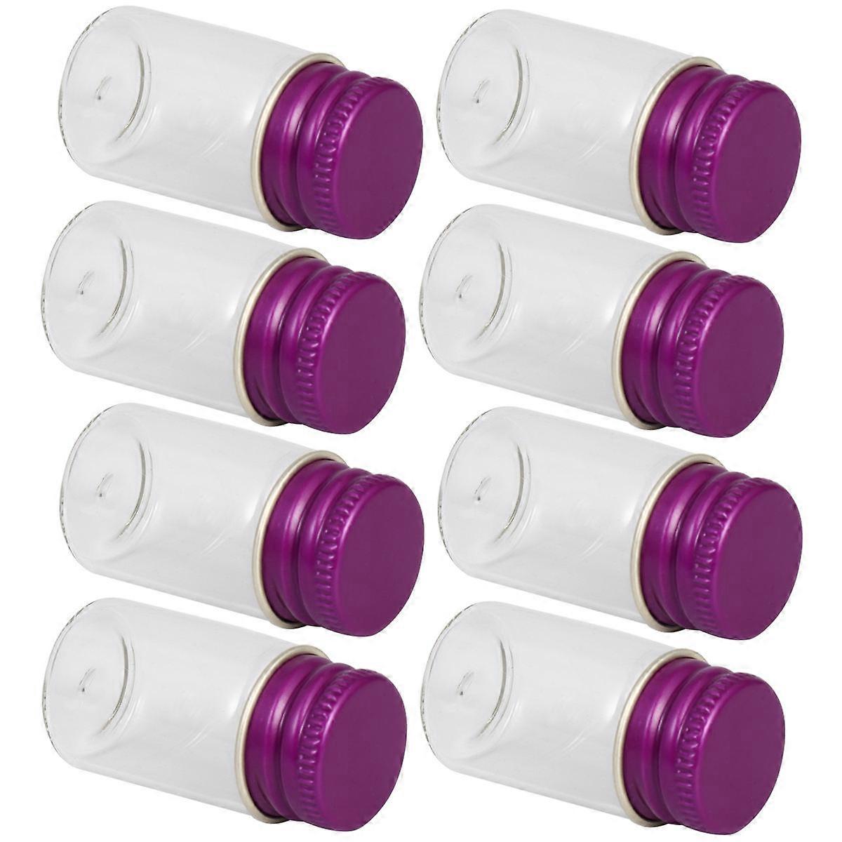 Screw Glass Storage Bottles with Aluminum Caps – Transparent, Leak Proof, for Liquids & Powders – Stylish & Safe Design, Includes Box