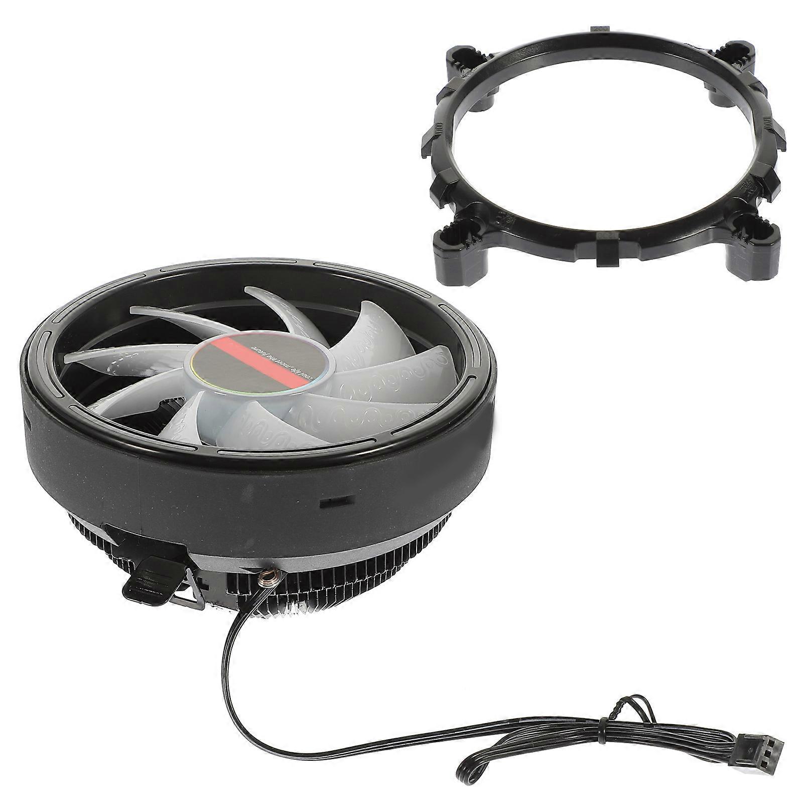 Cpu Heatsink Cooling Square Aluminum Hydraulic Bearing 9 Design For Tech Enthusiasts And Gaming Users 1Pack