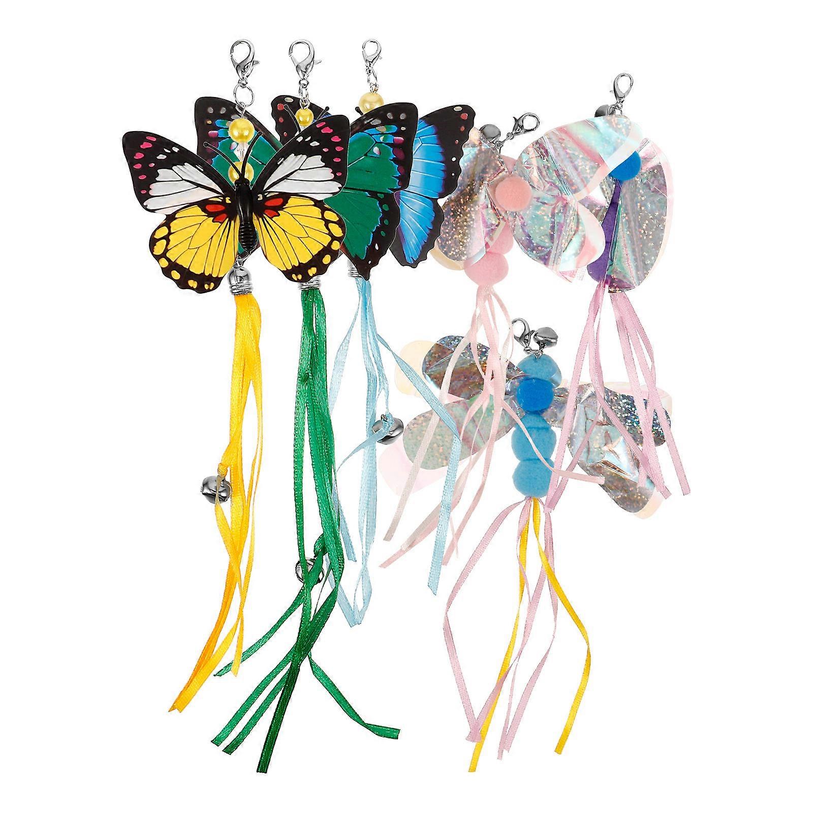 Interactive Cat Refills Cat Teaser Refills Pet Entertainment Cats 6Pcs