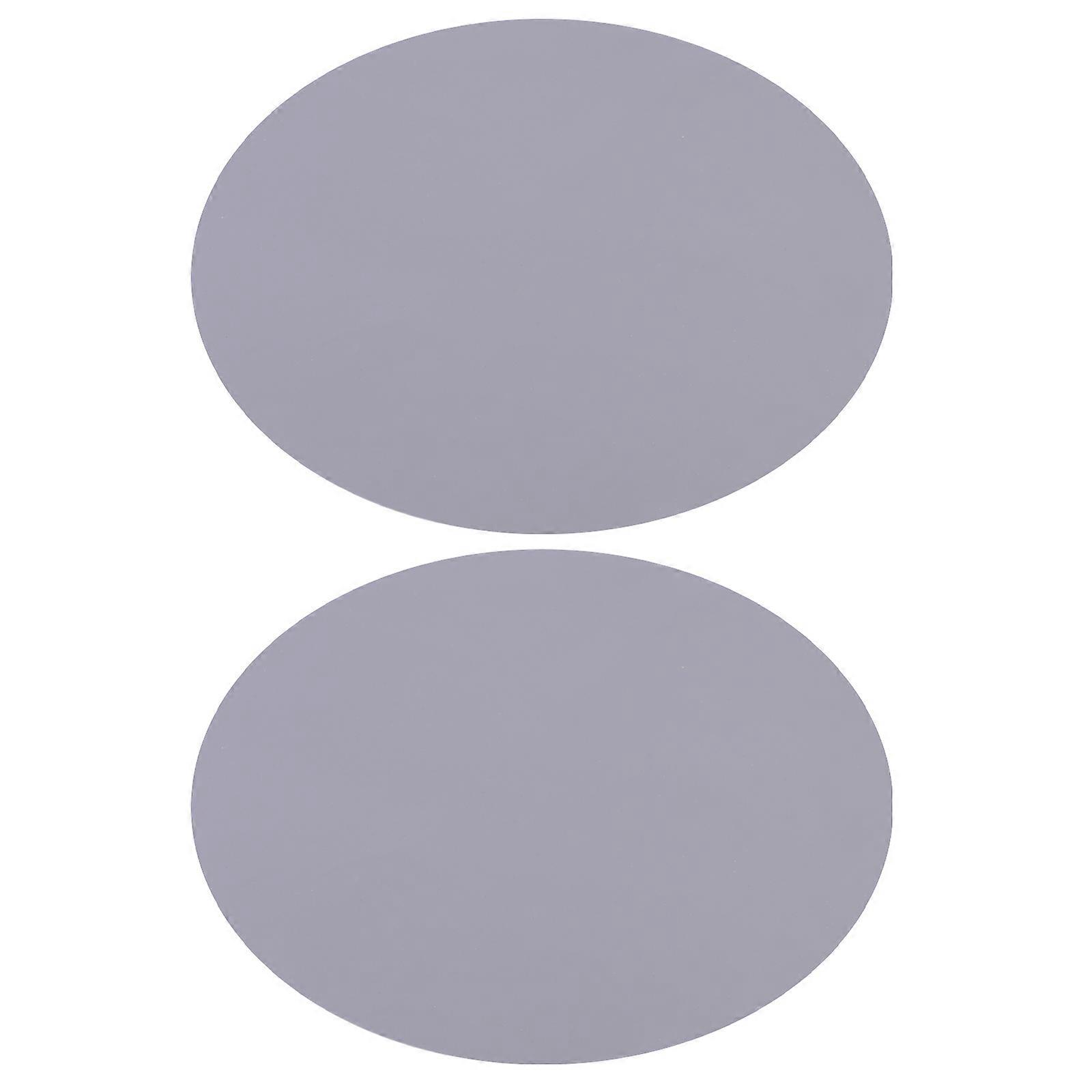 Grey Silicone Table Mats with Heat Insulation for Home Use Practical and 2 Pieces