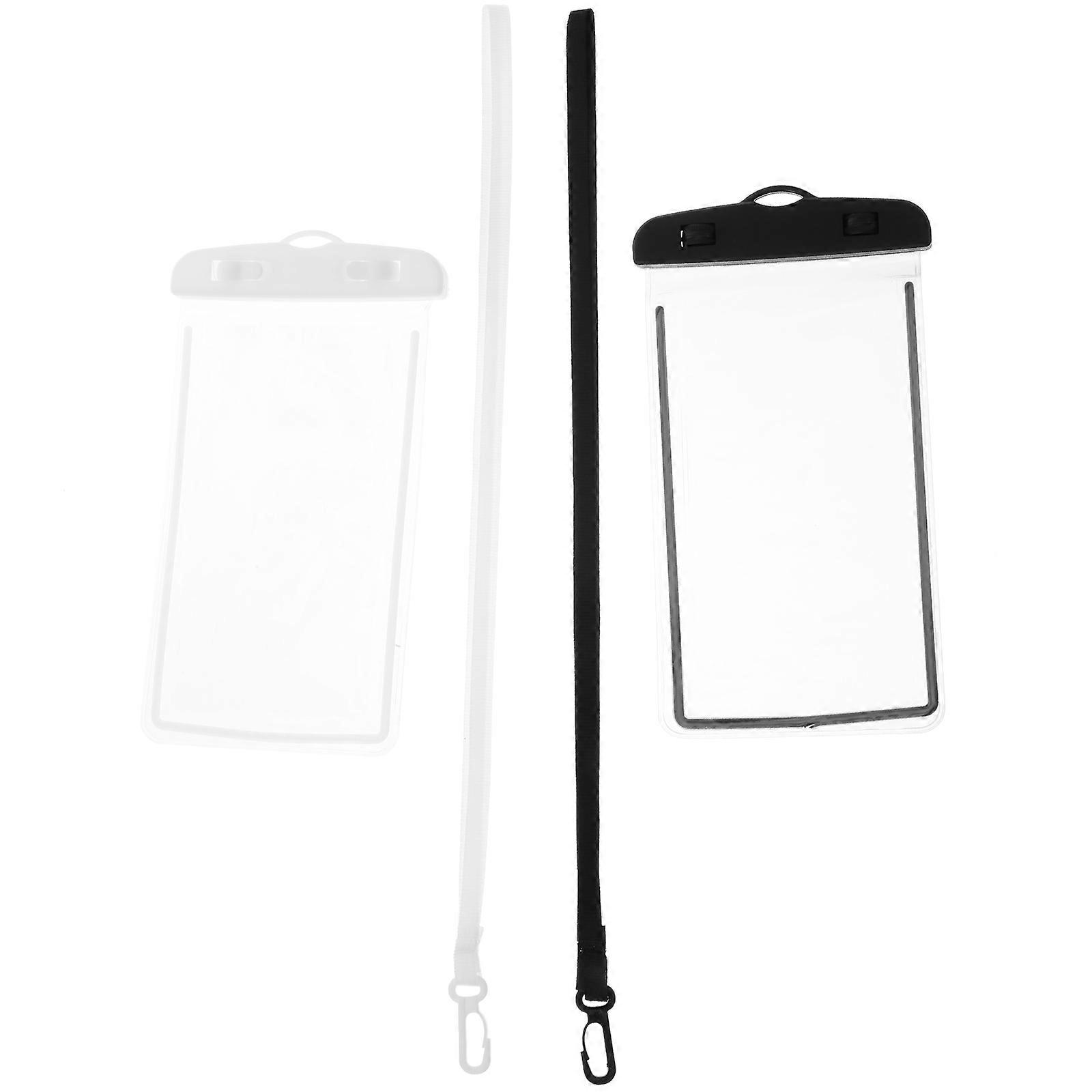 Floating Phone Pouch Touch Screen Waterproof Bag for Swimming Snorkeling Boating Dust Resistant Secure Seal Design 2 Pack