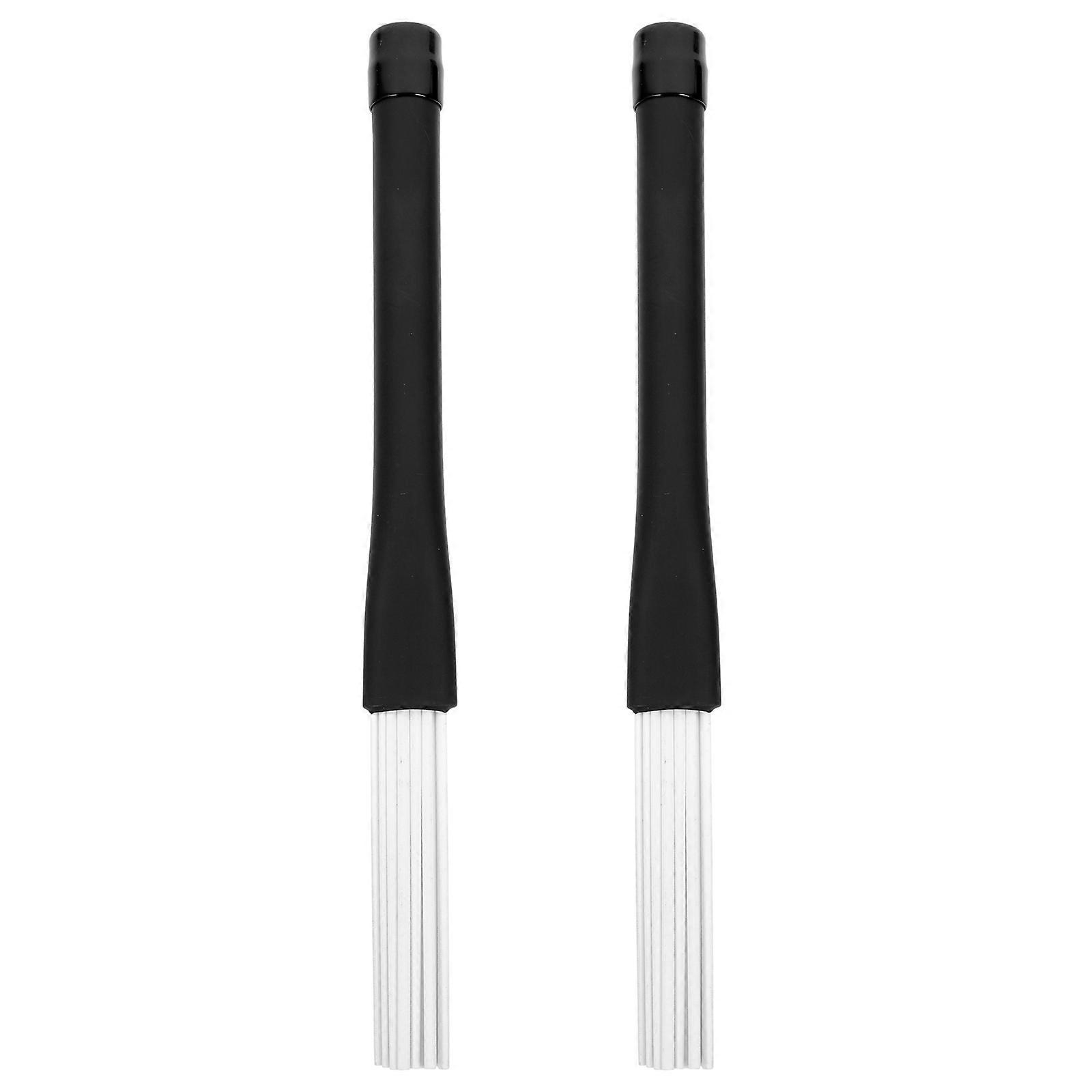 Nylon Wire Drum Brush with Plastic Handle Durable Percussion Accessory for Crisp Tones, Ideal for Beginners and Professionals