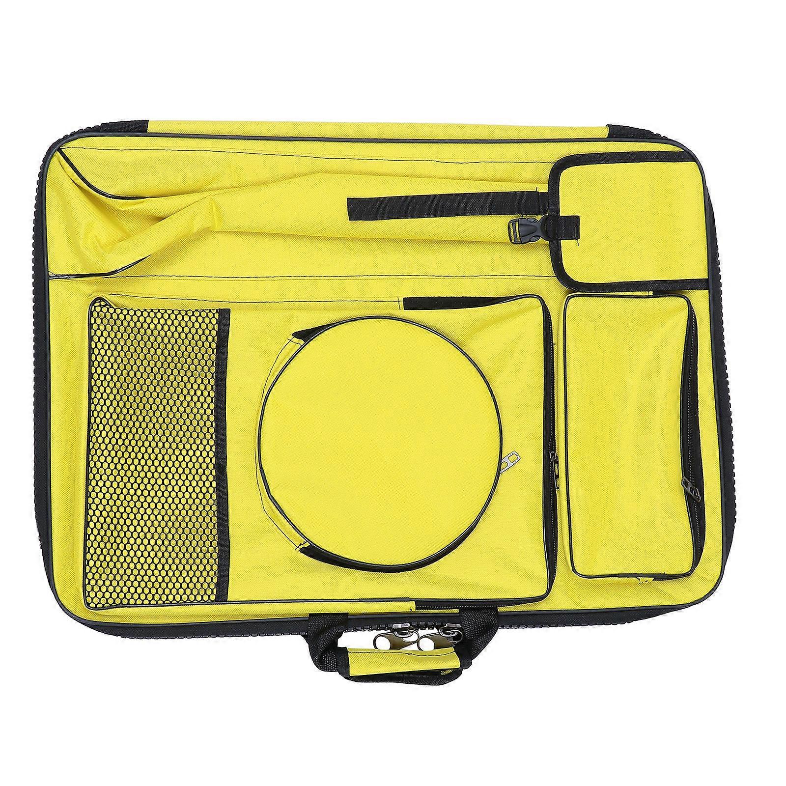 Canvas Drawing Board Bag Portable Sketch Pad Storage Bag Hand Carry For Artists 69X49cm 1Set
