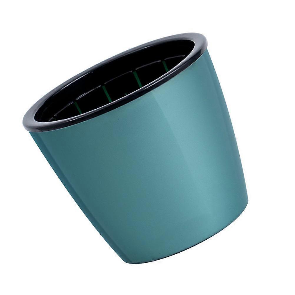 Lazy People Flower Pot Plastic Planter With Simple Look Design For Home Decoration 16.5X14.5CM 1PC