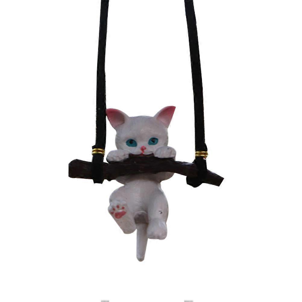 Lovely Car Pendant Rearview Mirror Hanging Assorted Color 1.57X1.57X0.79inch 1Pcs