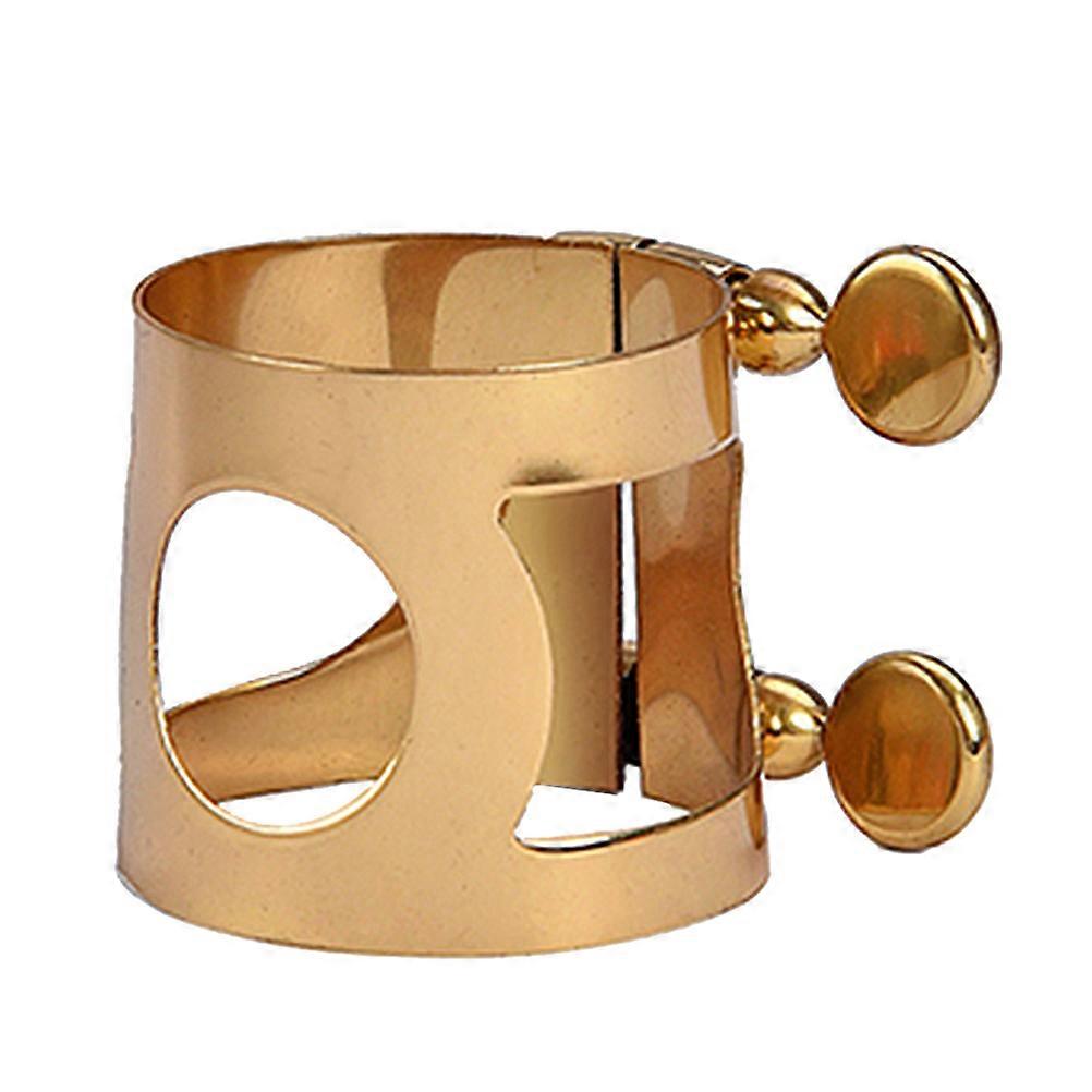 Akcesoria do saksofonu Tenor Dropping E Karty saksofonowe Mosiężny flet Głowa Saksofon Gwizdek Klips Złoty Do Występów Muzycznych 1Pack