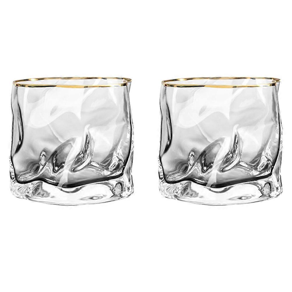 Glass Drinking Cup Outdoor Activities 8.5X8.5CM 275ml 2Pcs
