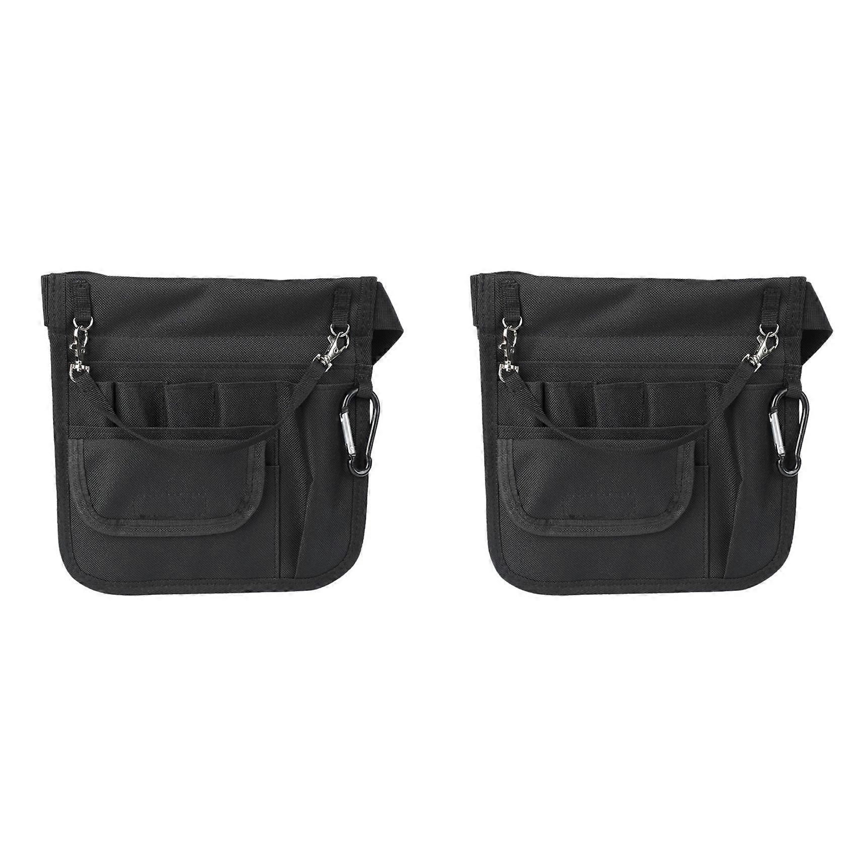 2X Nursing Bag, Nurse Fanny Pack, Belt Utility Kit, Nursing Tools Pocket Organizer, Nurse Waist Pouc