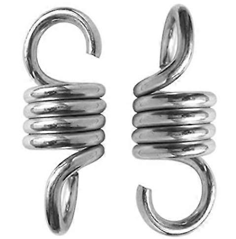 2 Pieces Hanging Hooks 700 lbs Weight Hammock Spring Supported Chair Spring for Porch Chairs Swings Hanging