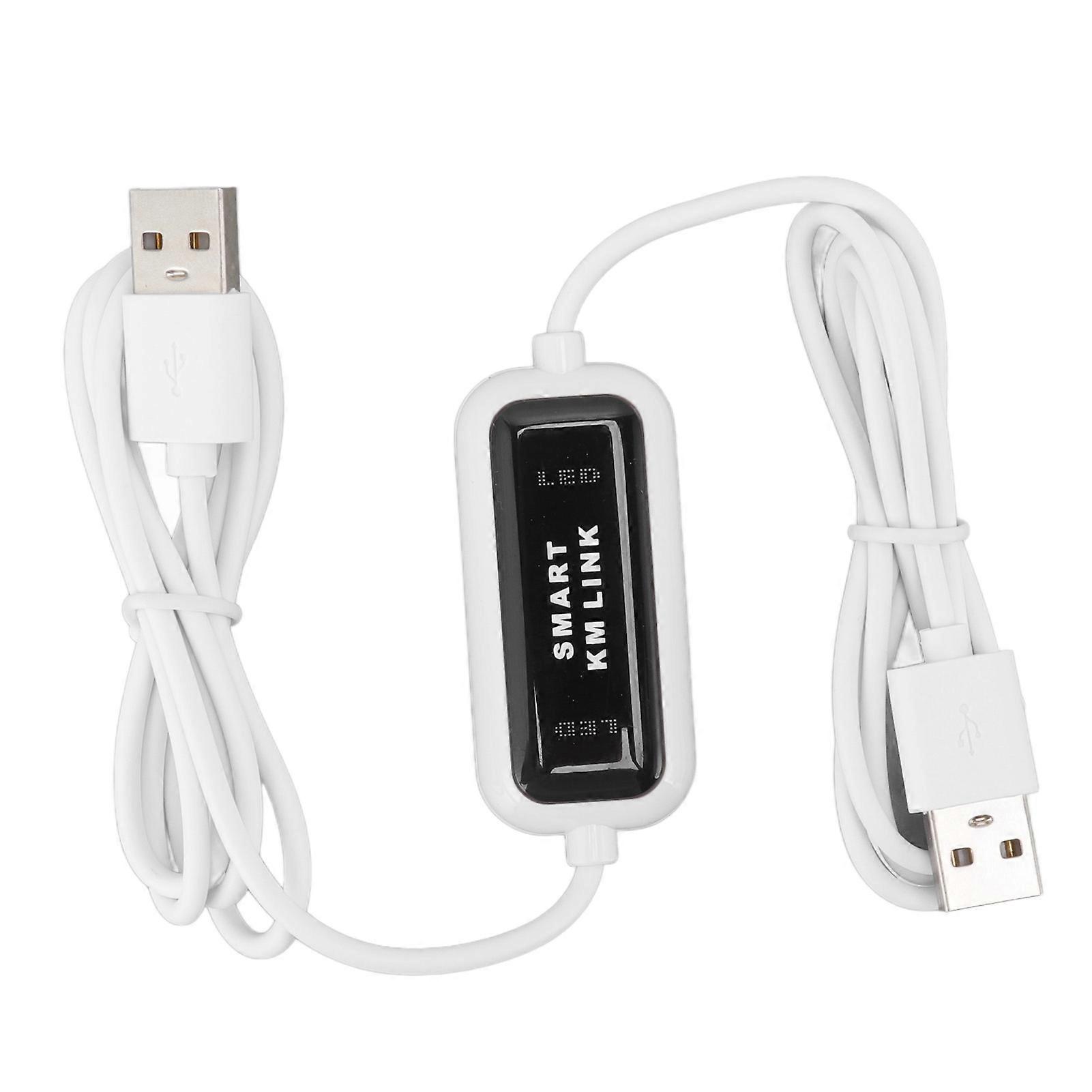 PC to PC Data Transfer Cable, Unlimited Use, Shared Transfer, USB Transfer Cable, Stable Performance Computer Transfer Cable