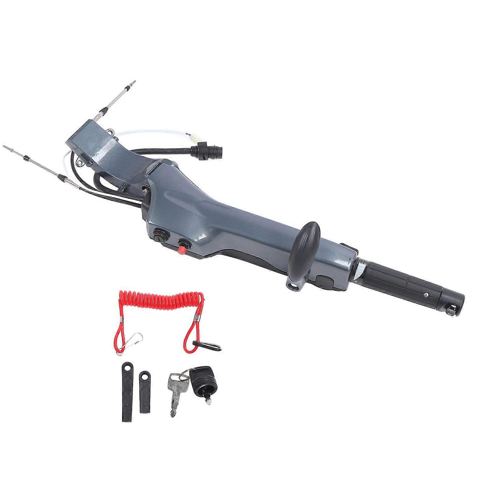 Electric Handle Steering Assy Aluminum Alloy 6X4 42101 00 Replacement for F50 F60 F70 Outboard Engine MK92303