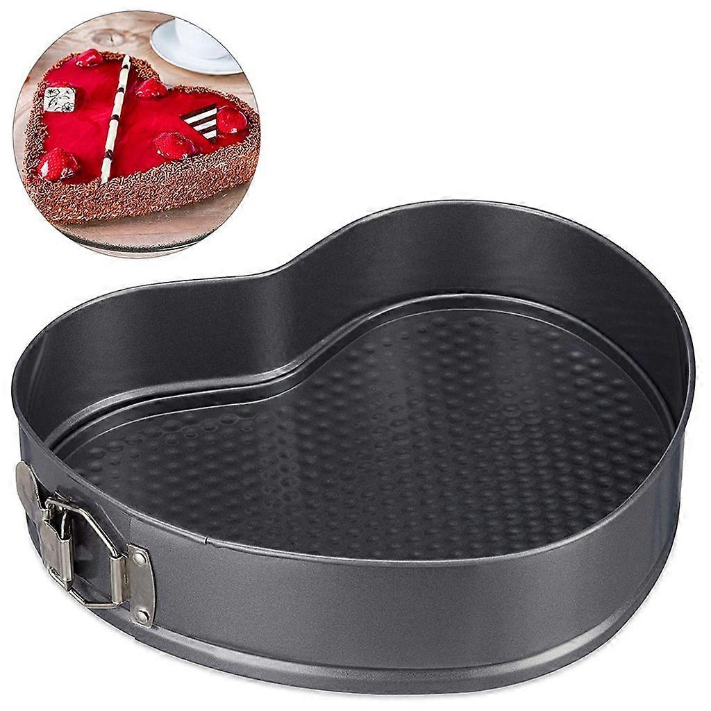 Heart-shaped baking pan Heart-shaped springform pan Small non-stick coated heart-shaped baking pan Leak-proof baking pan