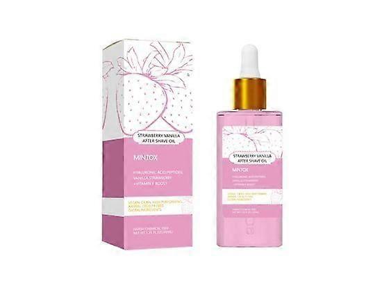 Strawberry Vanilla After Shave Oil για Γυναίκες | Φόρμουλα μαλακού σερβιρίσματος | Προλαμβάνει τα μαλλιά που μεγαλώνουν προς τα μέσα, ενυδατώνει και καταπραΰνει το λείο δέρμα