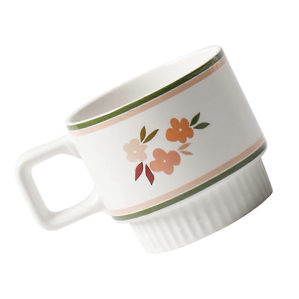 Aesthetic Coffee Mug Ceramic Mug Round Use present 1Set