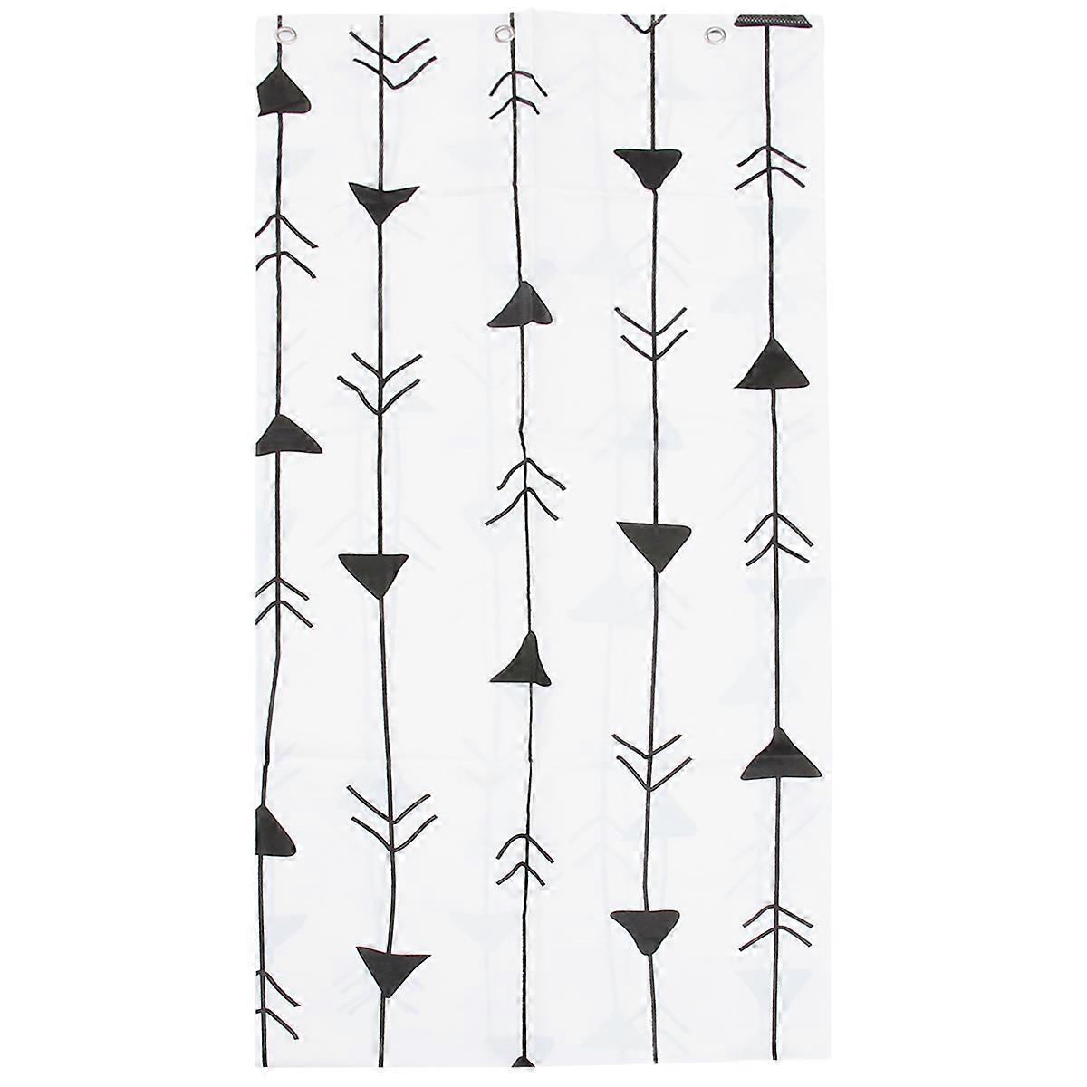 badeværelse gardiner badekar gardin vandtæt rektangulære husejere brusebad tid 70,9x31,5x0,1in peva mode badeforhæng 1 sæt