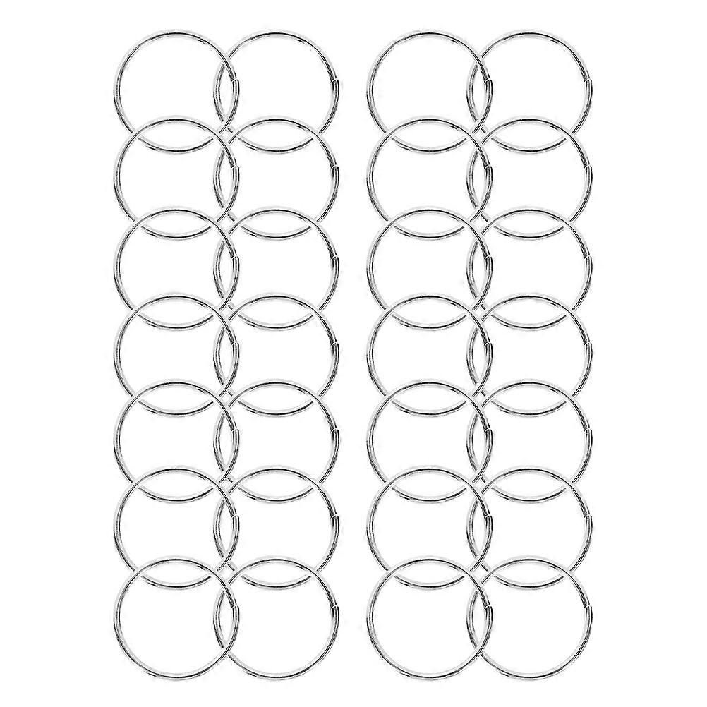 400pcs Metal Split Key Rings for DIY Crafts and Keychain Projects – Durable Detachable Key Attachments for Organizing Keys and Accessories