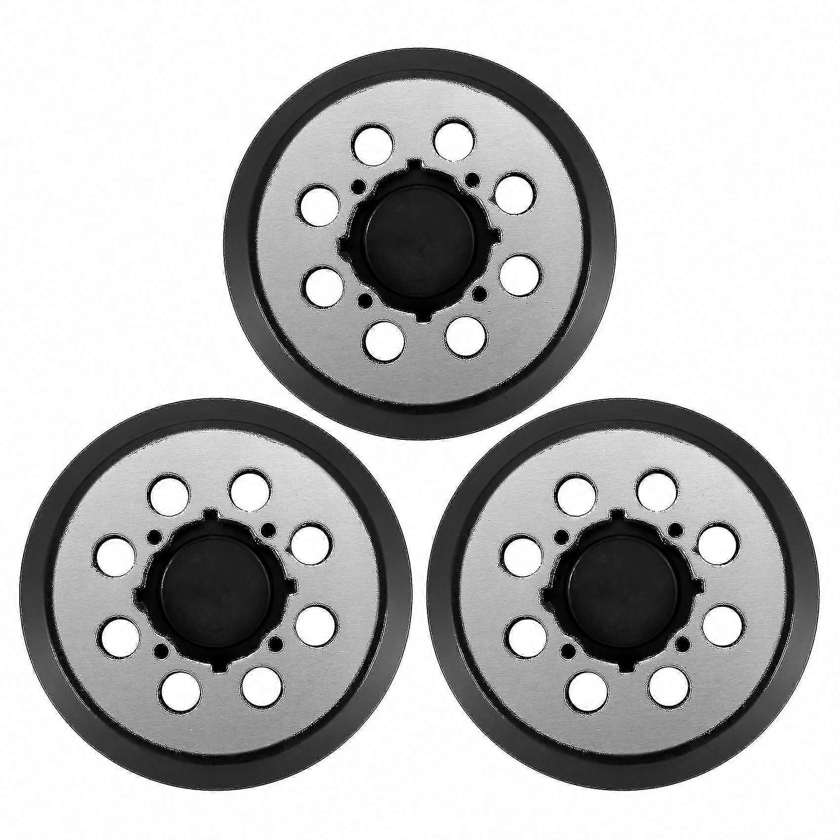 3 Packs Metal 5 Inch 8 Hole & Loop Replacement Pad for DWE64233 & N329079 - Compatible with Dewalt Sander Pads