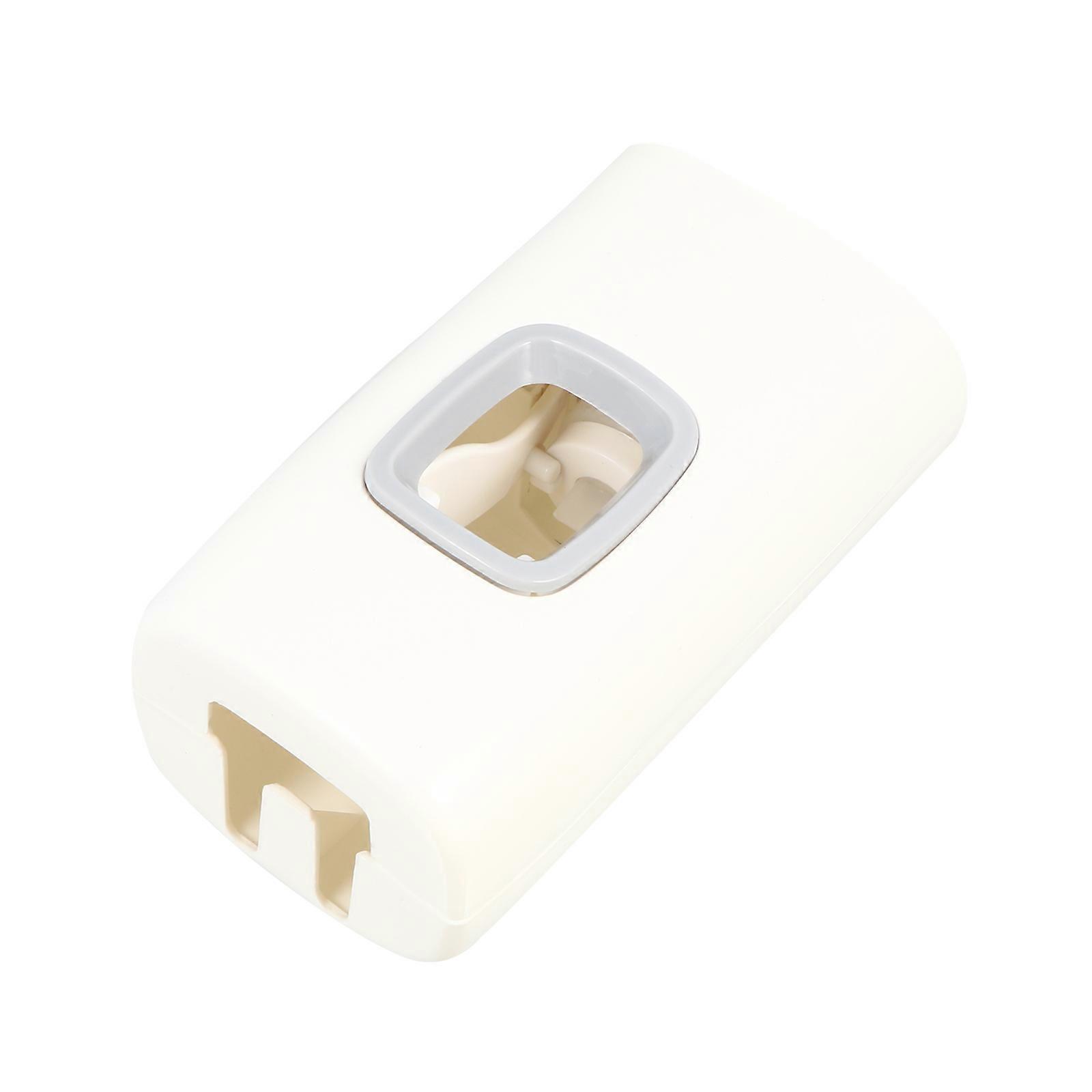 Toothpaste Squeezer Dispenser Automatic Squeezing Extraction No Direct Touch White 14x8cm ABS Advanced Pump Technology 1Pack
