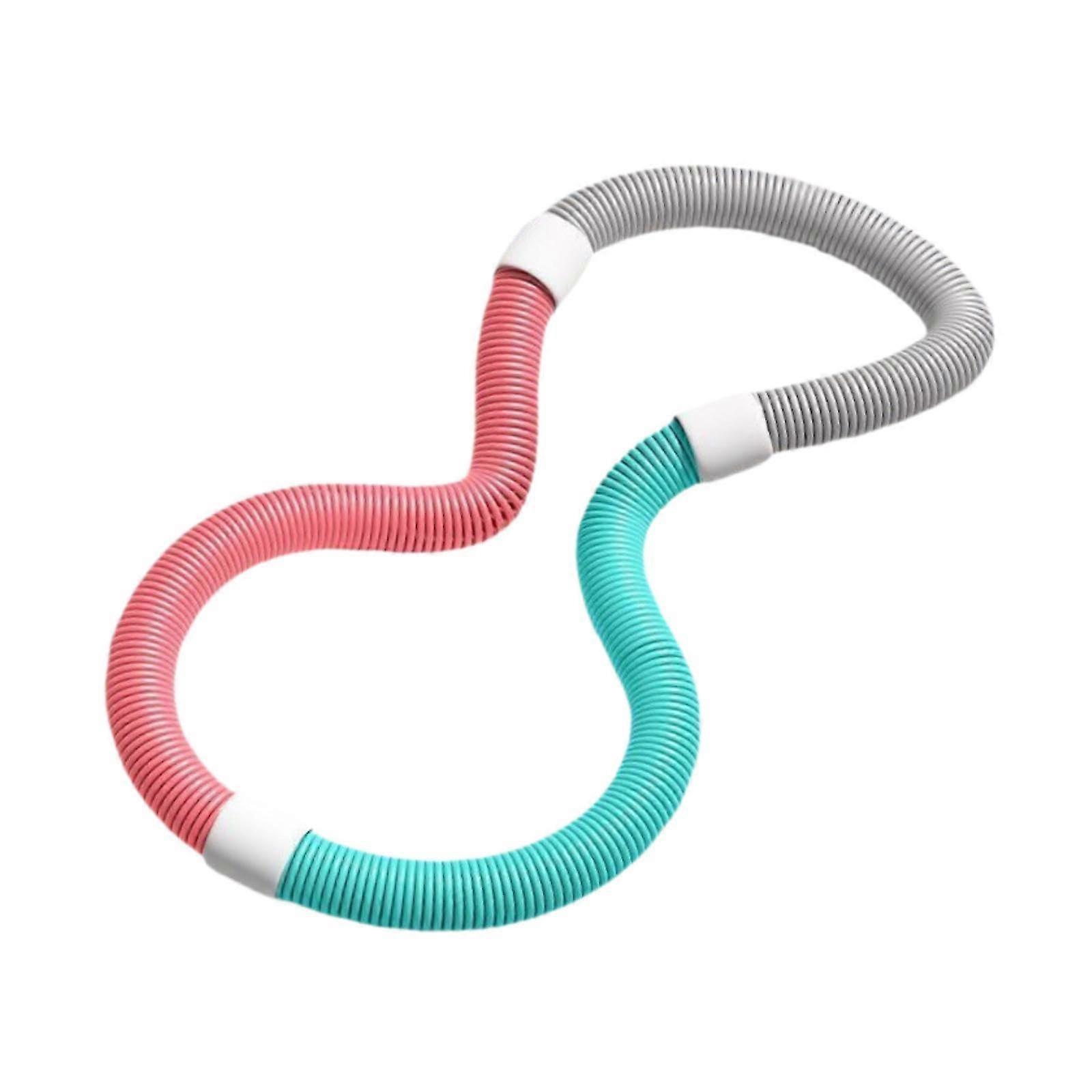 Weighted Spring Hoop for Home Use, Adjustable Size, Durable Material, Abdominal Workout Fitness Equipment